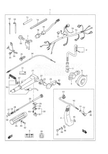 DF 9.9 drawing Tiller Handle