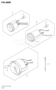 DF115A From 11503F-510001 (E01 E40)  2015 drawing METER (DF115AT:E40)