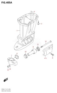 04005F-040001 (2020) 40hp E34-Italy (DF40ASVT  DF40ASVT_    DF40ASVT    DF40ASVT_2) DF40A drawing DRIVE SHAFT HOUSING (SEE NOTE)