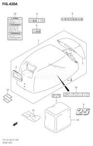 DT30 From 03005-210001 ()  2012 drawing ENGINE COVER (DT25K:P36)