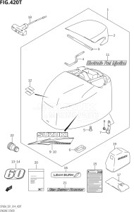 06002F-410001 (2014) 60hp E01 E40-Gen. Export 1 - Costa Rica (DF60A  DF60AQH  DF60ATH) DF60A drawing ENGINE COVER (DF60AVTH:E01)