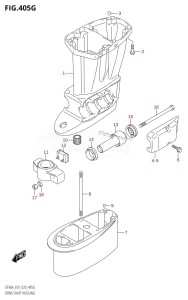 DF40A From 04003F-040001 (E01)  2020 drawing DRIVE SHAFT HOUSING (DF60ATH:E40)