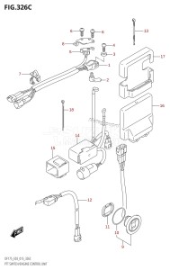 DF175T From 17502F-510001 (E03)  2015 drawing PTT SWITCH /​ ENGINE CONTROL UNIT (DF150Z:E03)