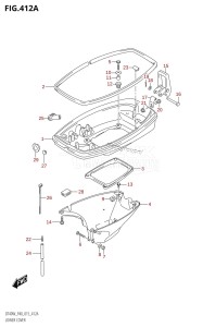 DT40 From 04005K-510001 ()  2015 drawing LOWER COVER (DT40W:P40)