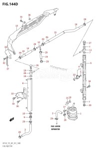 DF150 From 15002F-210001 (E01 E40)  2012 drawing FUEL INJECTOR (DF150Z:E40)