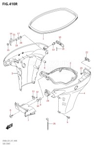 04004F-710001 (2017) 40hp E34-Italy (DF40AST) DF40A drawing SIDE COVER (DF60AVT:E01)