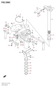 04003F-410001 (2014) 40hp E03-USA (DF40A) DF40A drawing SWIVEL BRACKET (DF60A)