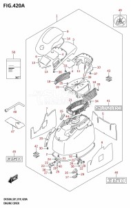 DF350A From 35001F-910001 (E01)  2019 drawing ENGINE COVER (DF350A)