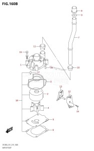 DF150A From 15003F-910001 (E01 E40)  2019 drawing WATER PUMP (DF200AT,DF175AT,DF175AZ)