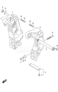 Outboard DF 115A drawing Clamp Bracket