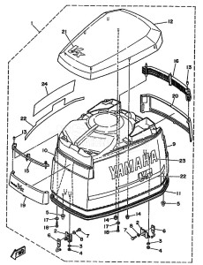 250AET drawing FAIRING-UPPER