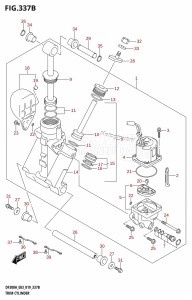 DF300AP From 30002P-910001 (E03)  2019 drawing TRIM CYLINDER (L-TRANSOM)