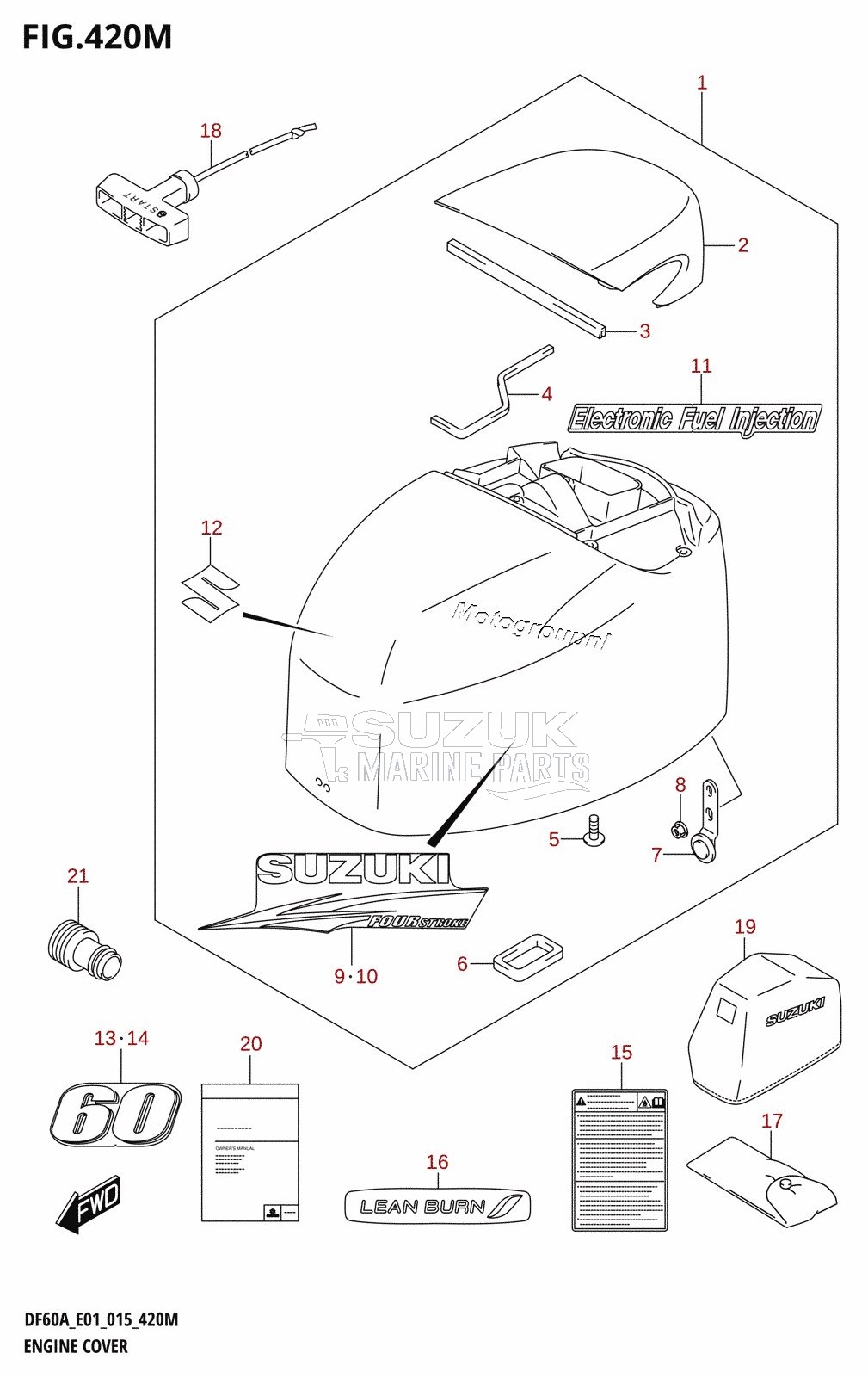 ENGINE COVER (DF60ATH:E40)