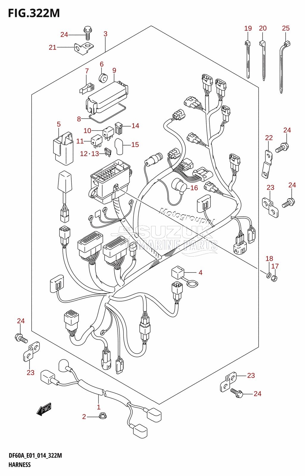 HARNESS (DF60ATH:E40)