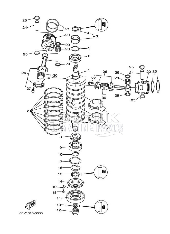 CRANKSHAFT--PISTON