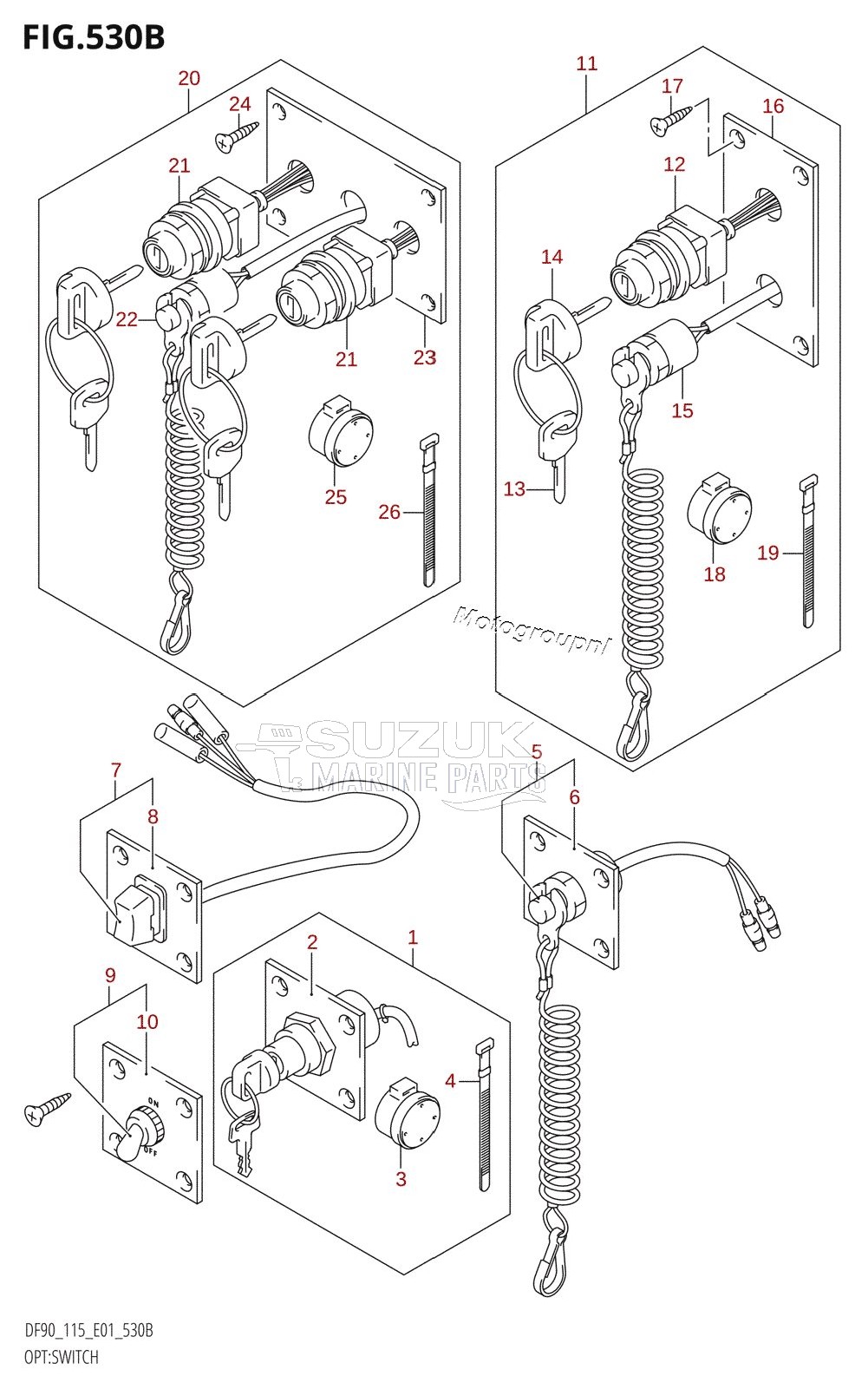 OPT:SWITCH (K5,K6,K7,K8,K9,K10,011)