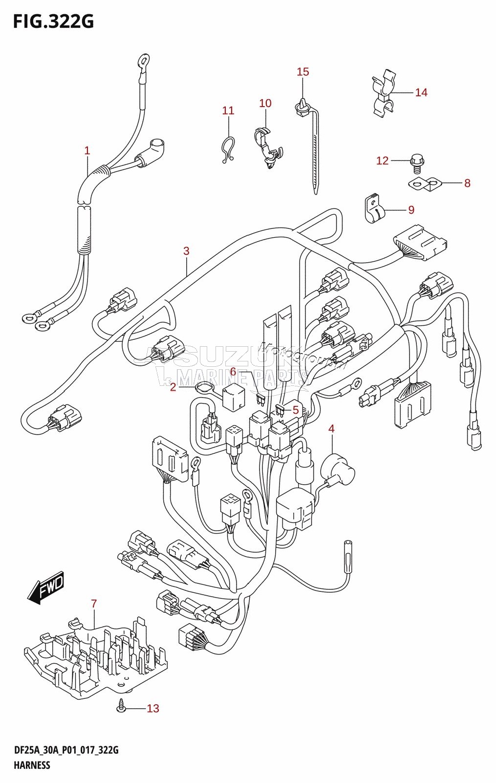 HARNESS (DF30AT:P01)