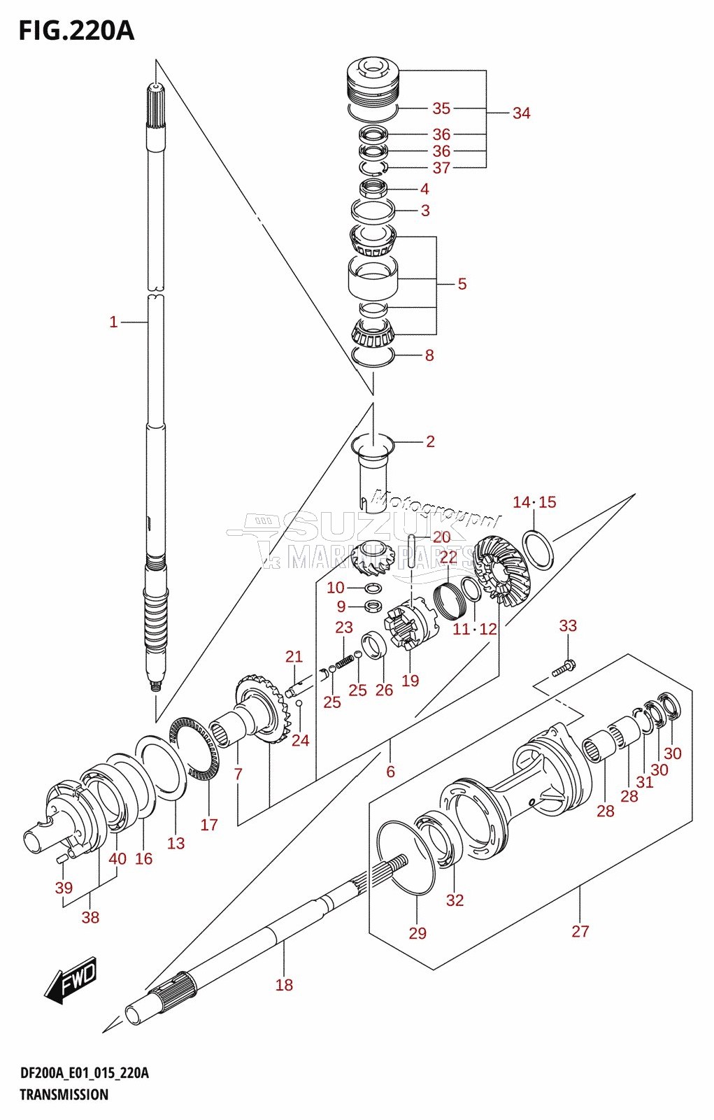 TRANSMISSION (DF200AT:E01)