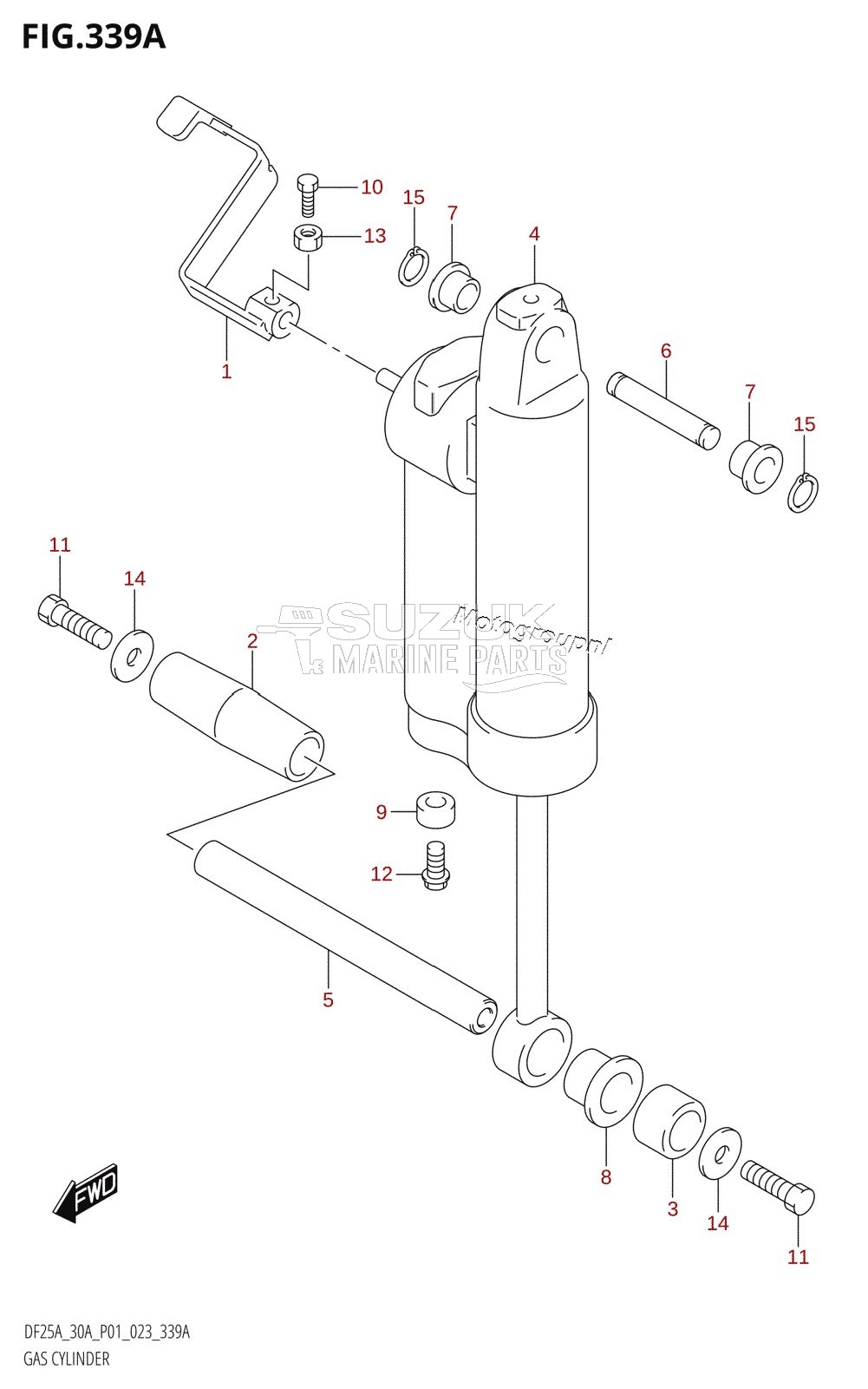 GAS CYLINDER (DF30AQ)