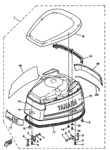 115C drawing FAIRING-UPPER