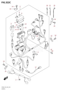 05003F-210001 (2012) 50hp E03-USA (DF50A) DF50A drawing HARNESS (DF50AVT)