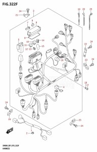 DF40A From 04003F-510001 (E01 E13)  2015 drawing HARNESS (DF50ATH:E01)