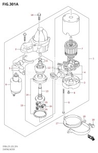 DF40A From 04004F-040001 (E34-Italy)  2020 drawing STARTING MOTOR