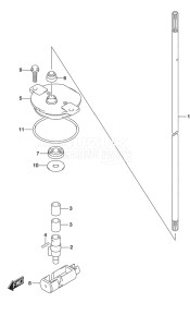 Outboard DF 250 drawing Clutch Rod