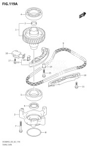 15004F-140001 (2021) 150hp E03-USA (DF150AST) DF150AST drawing TIMING CHAIN