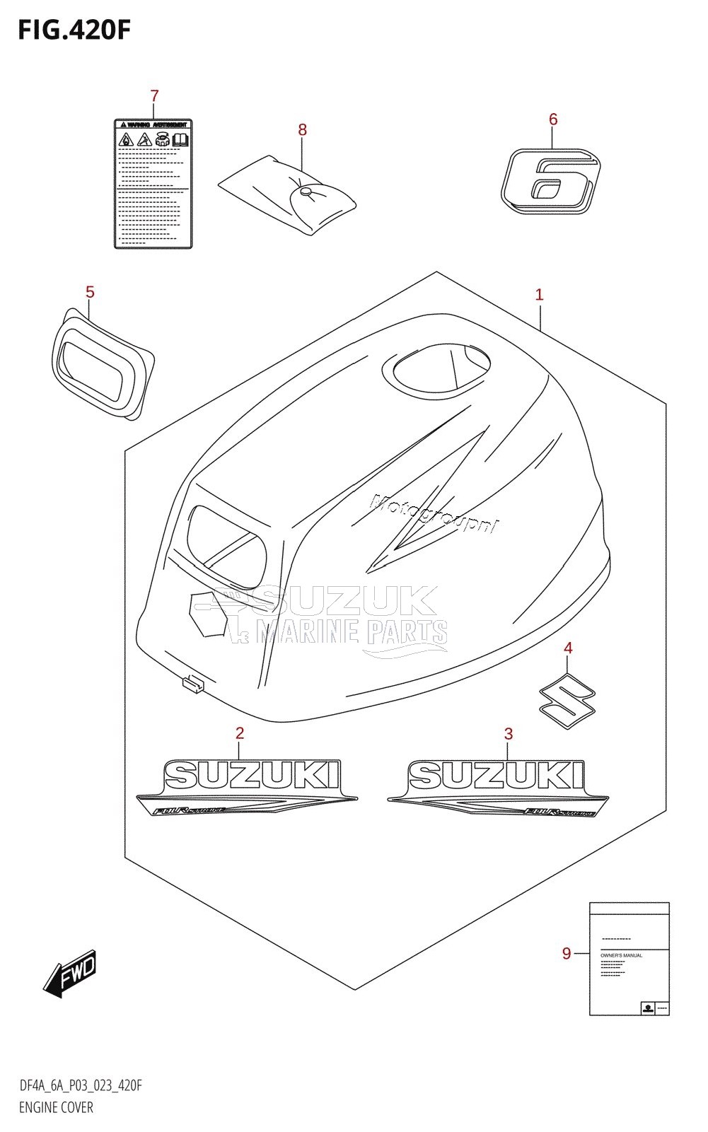 ENGINE COVER (DF6A:(021,022,023))