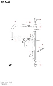 DF140AZ From 14003Z-310001 (E01 E40)  2013 drawing FUEL INJECTOR (DF100AT:E01)