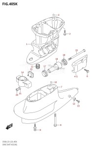 DF50A From 05003F-040001 (E01)  2020 drawing DRIVE SHAFT HOUSING (DF60AVTH:E40)