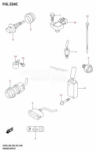 DF30A From 03003F-910001 (P03)  2019 drawing SENSOR /​ SWITCH (DF25ATH,DF30ATH)