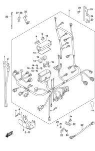 DF 150 drawing Harness (Model: TG/ZG)