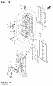 DF100B From 10004F-910001 (E01 E40)  2019 drawing CYLINDER HEAD (DF70A,DF70ATH,DF80A,DF90A,DF90ATH)