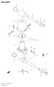 DF100 From 10002F-210001 (E01 E40)  2012 drawing TRIM CYLINDER (DF115Z:E40)