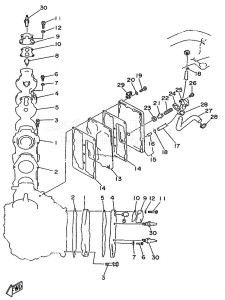 115B drawing CYLINDER--CRANKCASE-2