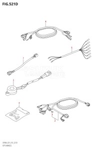 08002F-510001 (2005) 80hp E40 E01- (DF80A) DF80A drawing OPT:HARNESS (DF70ATH:E40)