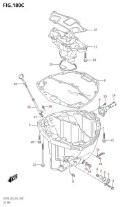 DF225Z From 22503Z-610001 (E03)  2016 drawing OIL PAN (DF225T:E03)