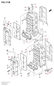 DF225T From 22503F-410001 (E03)  2014 drawing CYLINDER HEAD (DF200Z:E03)