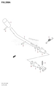 DF2.5 From 00252F-010001 (P01)  2010 drawing CLUTCH LEVER