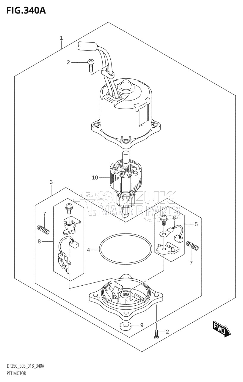 PTT MOTOR (L-TRANSOM)