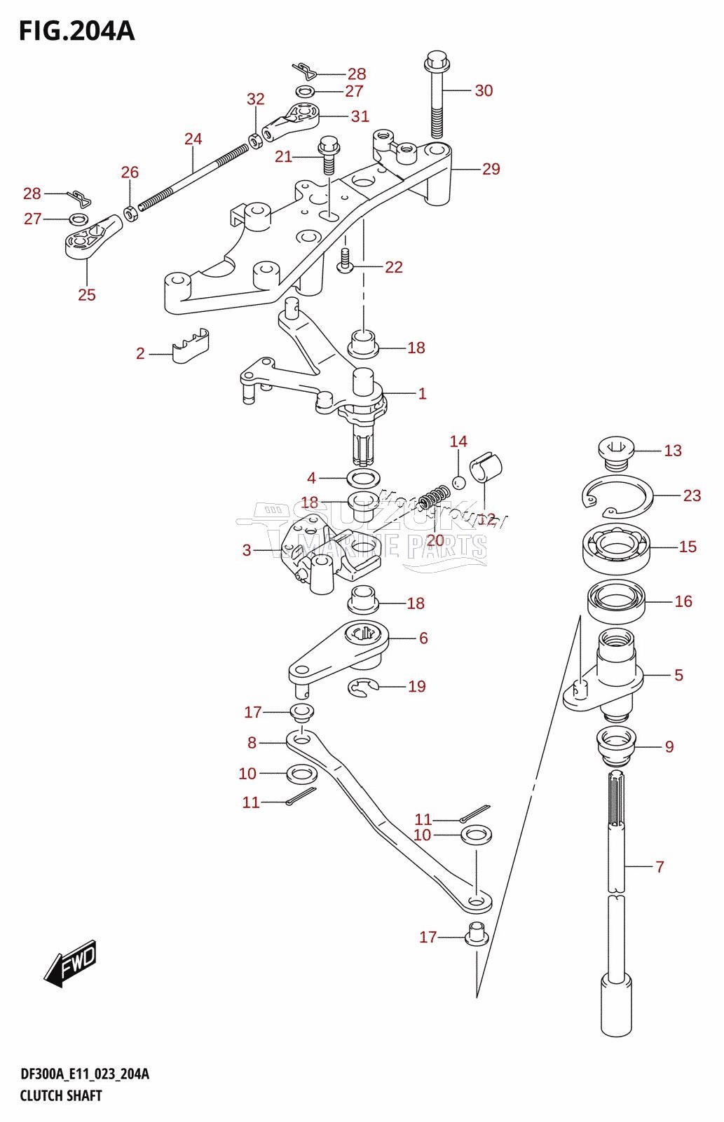 CLUTCH SHAFT