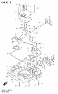 DF250A From 25003P-140001 (E11 E40)  2021 drawing ENGINE HOLDER (DF250ATSS)