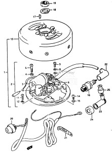 DT2 From 0201-100001 ()  1988 drawing ELECTRICAL 1