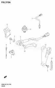 DF50A From 05003F-310001 (E01)  2013 drawing SENSOR (DF40A:E01)