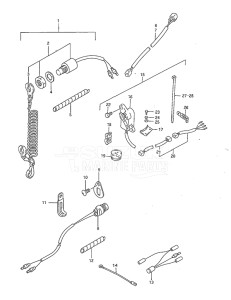 Outboard DT 40 drawing Electrical (Electric Starter)