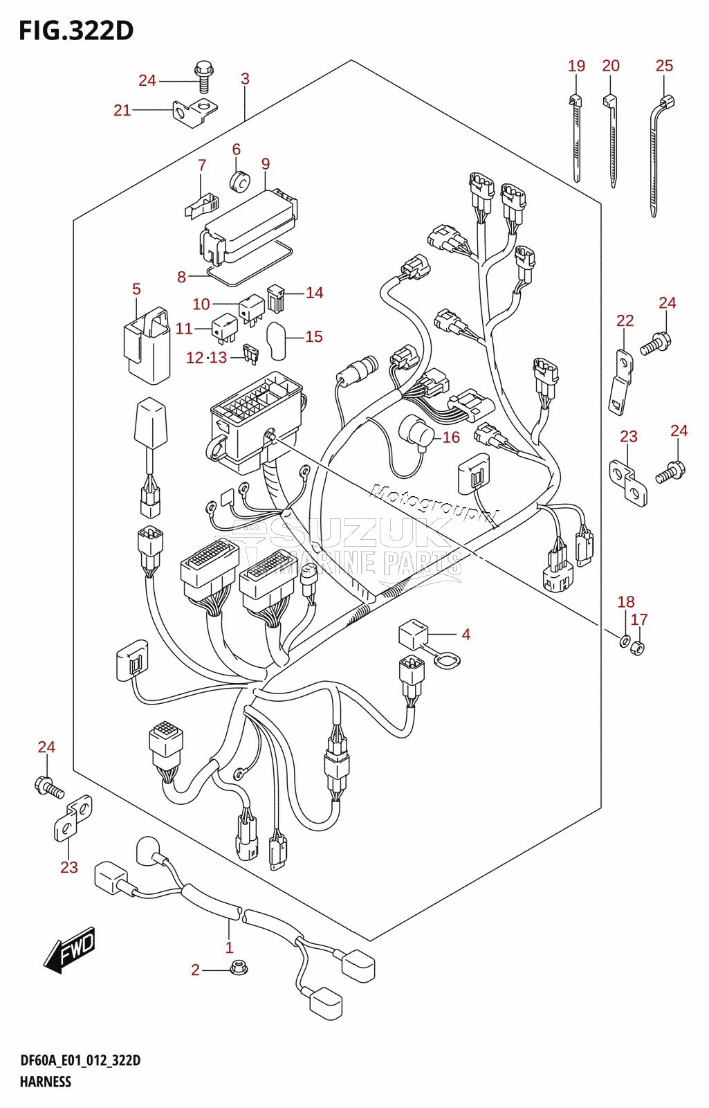 HARNESS (DF50A:E01)