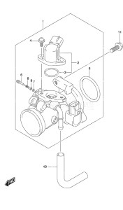 Outboard DF 20A drawing Throttle Body Remote Control