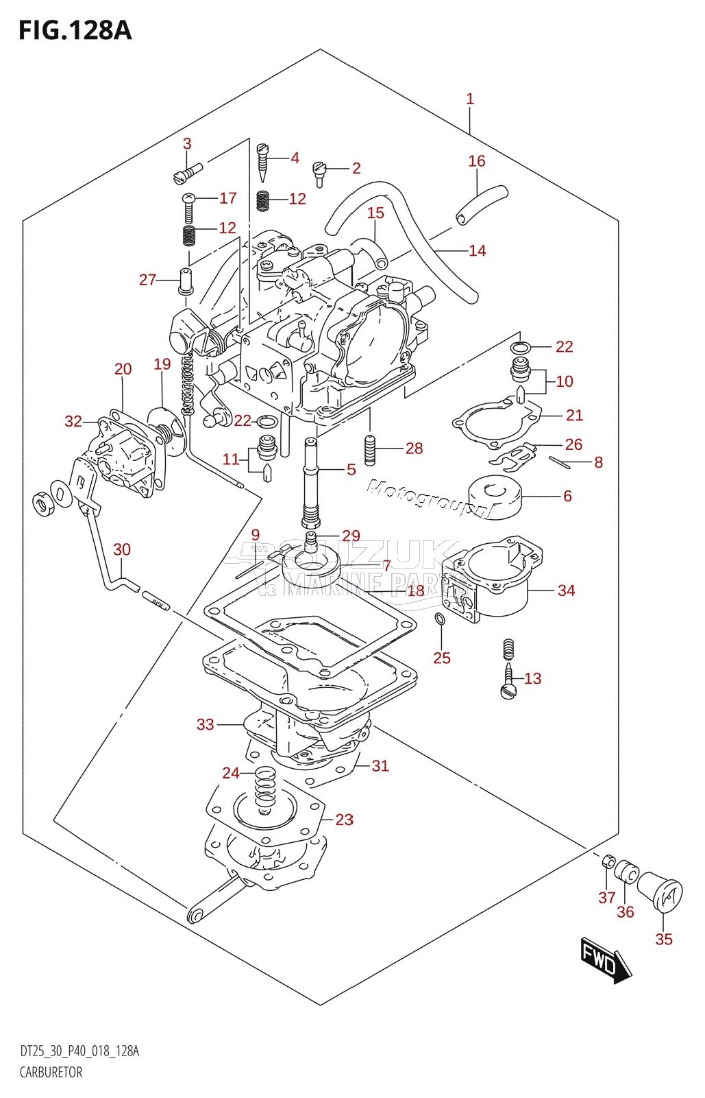 CARBURETOR (DT25K)